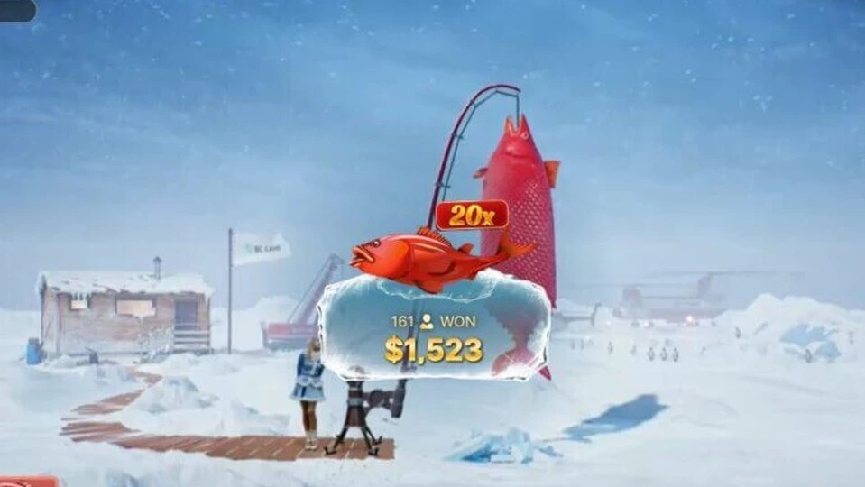 Ice Fishing Huge Reds bonus